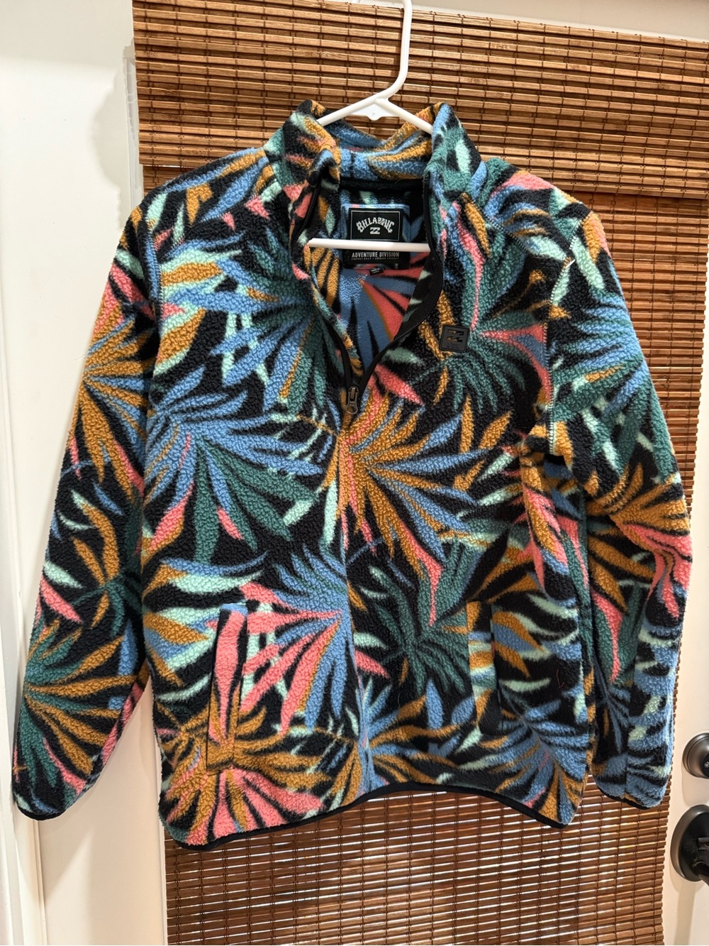 Billabong Adventure Division Tropical Print Sherpa Fleece Jacket